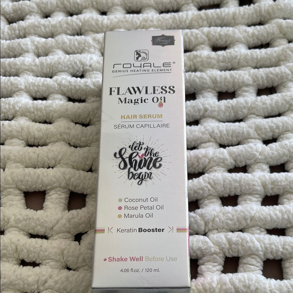 Flawless Magic Oil Hair Serum - White 4.06 oz. NWT